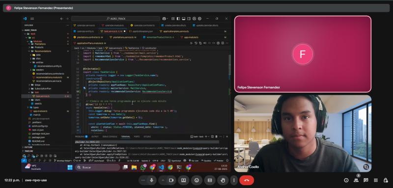Haciendo debuger con Nest js + cron